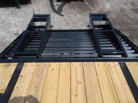 New 14GN-25D5A BIG TEX 8.5' X 25' GOOSENECK FLAT BED W/ 5' FOLD UP RAMPS & FREE SPARE *NON-CDL*