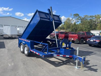 New 3D12 AIR TOW 6'2  X 12'4  DROP DECK / DUMP TRAILER