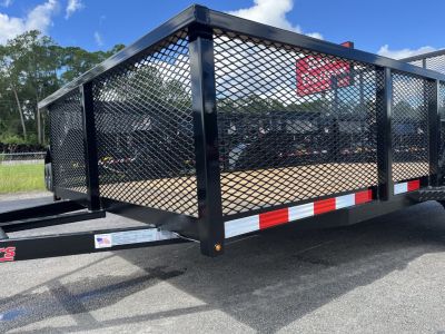 New LM61235 TEXAS TRAILERS 6'4" X 12' LAWN MAINTENANCE TRAILER