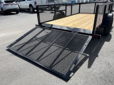 New LM61235 TEXAS TRAILERS 6'4" X 12' LAWN MAINTENANCE TRAILER