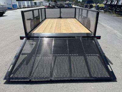 New LM61235 TEXAS TRAILERS 6'4" X 12' LAWN MAINTENANCE TRAILER