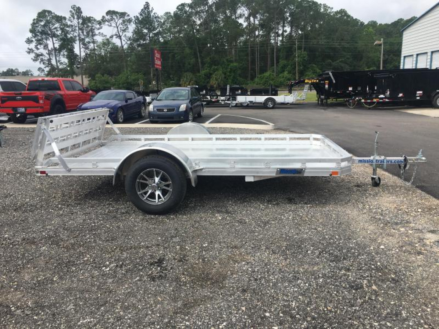 New MU6.5X12FA2.0 MISSION 6'4" X 12' ALUMINUM UTILITY TRAILER