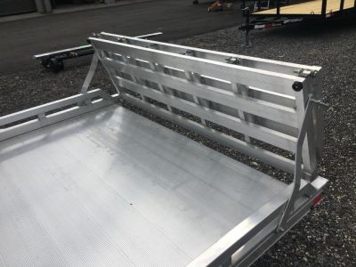 New MU6.5X12FA2.0 MISSION 6'4" X 12' ALUMINUM UTILITY TRAILER