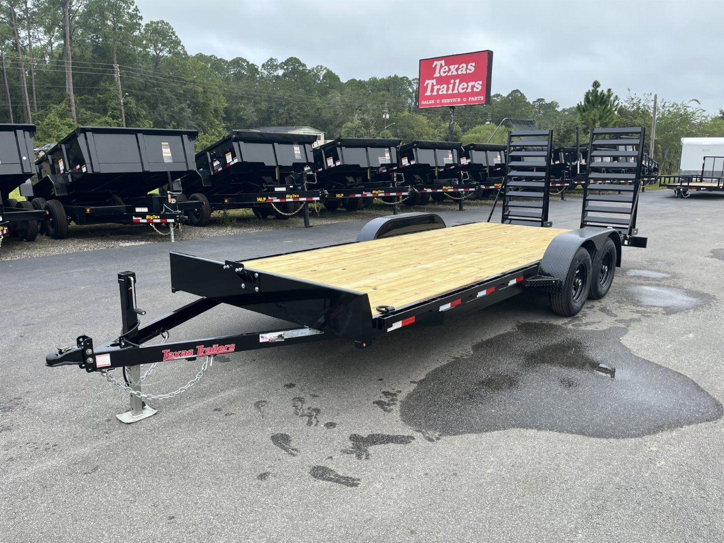 7×20 Equipment Flatbed Trailer