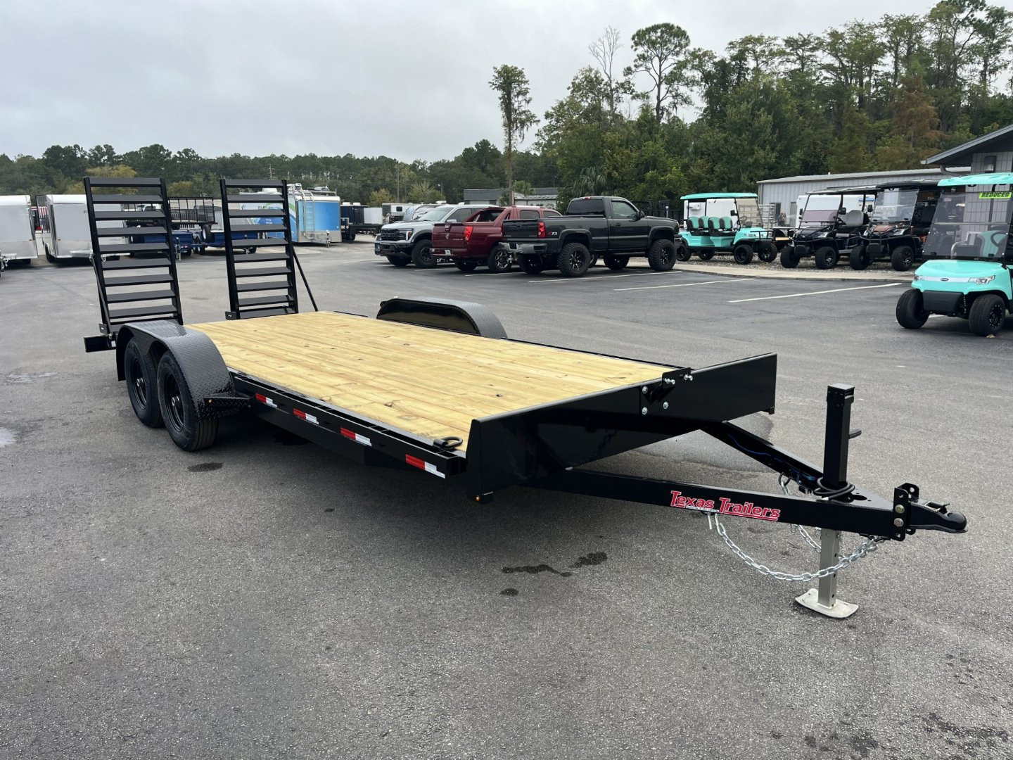 7×20 Equipment Flatbed Trailer photo 3
