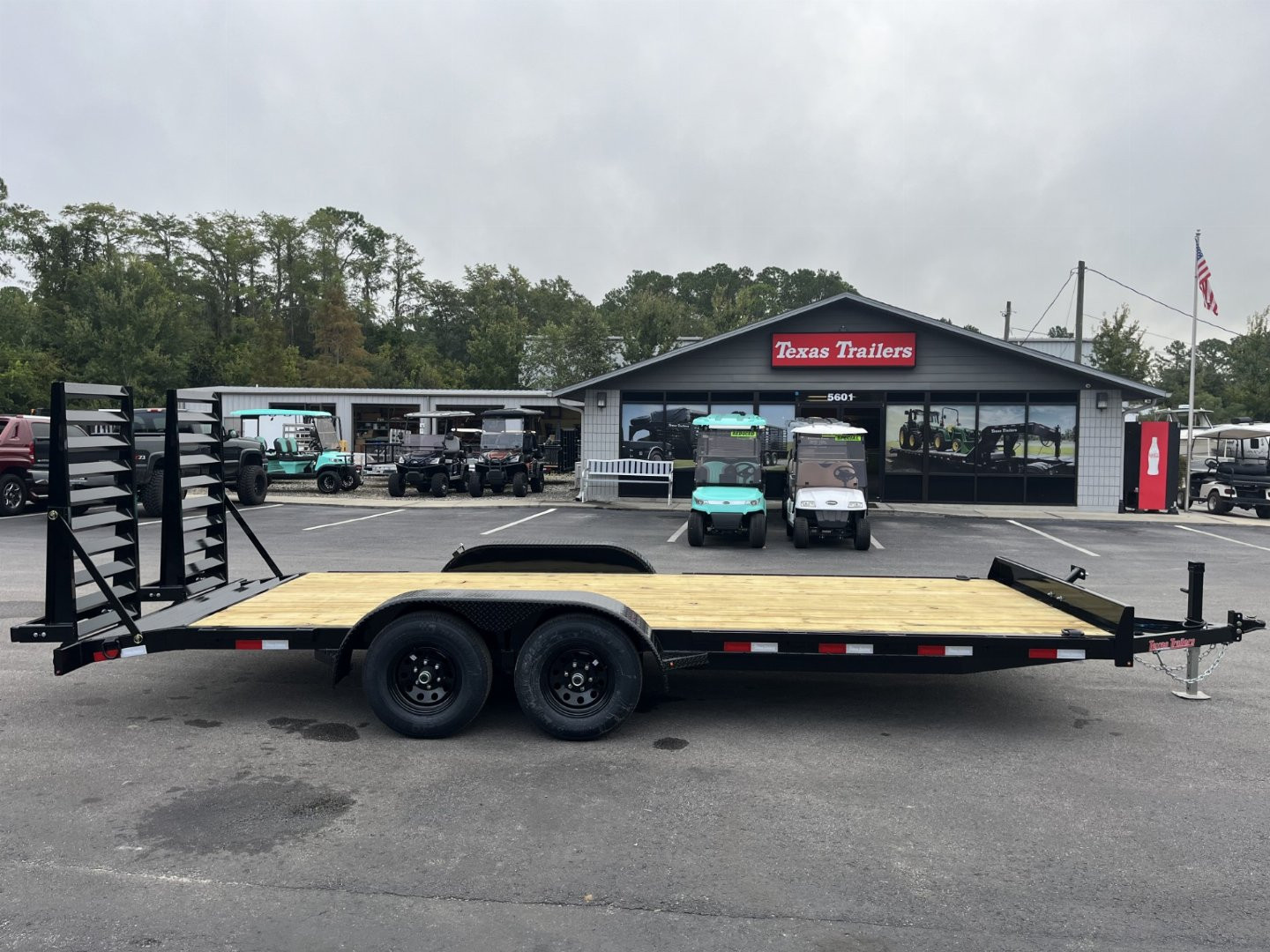 7×20 Equipment Flatbed Trailer photo 7