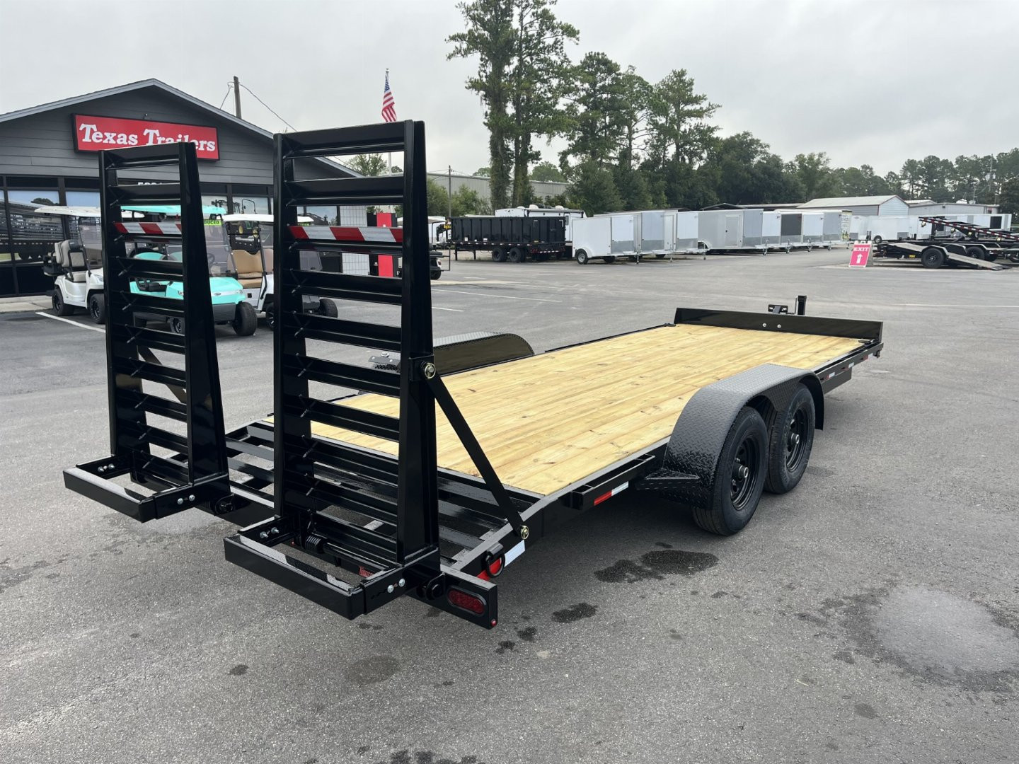7×20 Equipment Flatbed Trailer photo 8