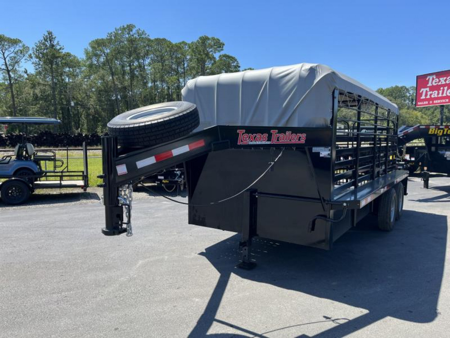 7×16 Horse Livestock Trailer