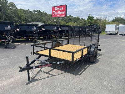 New UT61035 TEXAS TRAILERS 6'4  X 10' UTILITY TRAILER