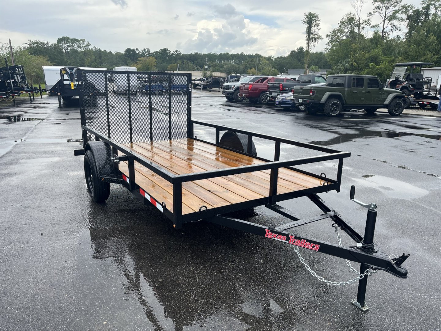 New UT61235 TEXAS TRAILERS 6'4" X 12' UTILITY TRAILER