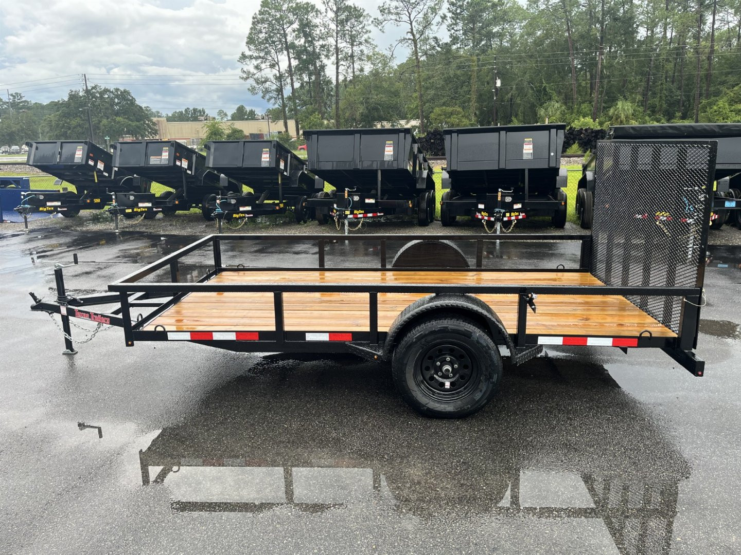 New UT61235 TEXAS TRAILERS 6'4" X 12' UTILITY TRAILER