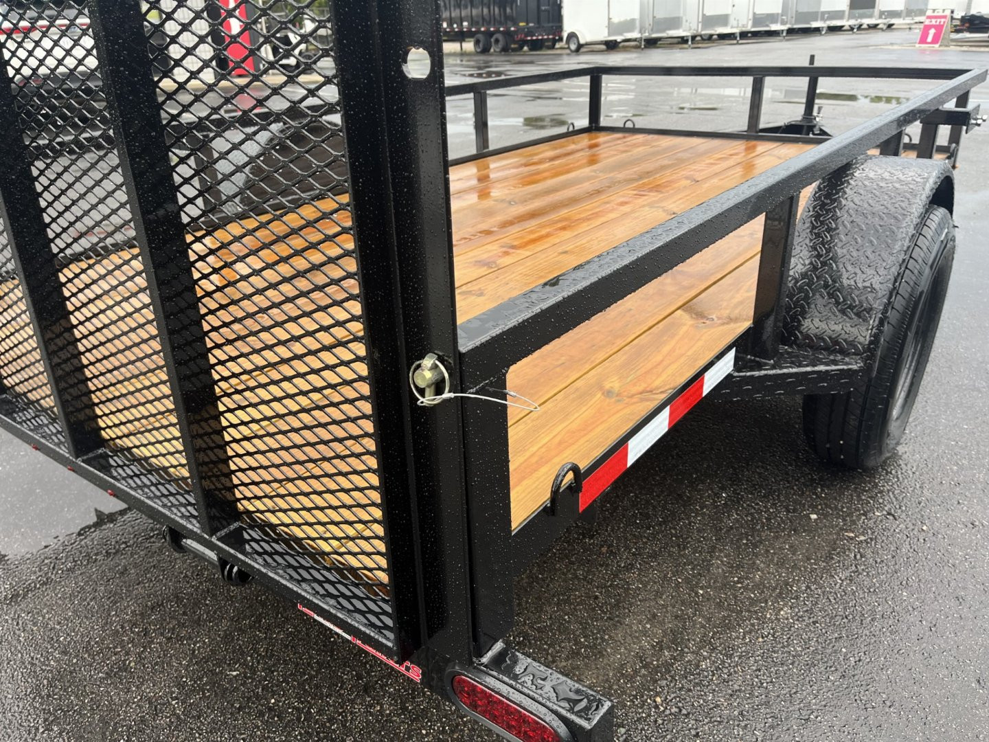 New UT61235 TEXAS TRAILERS 6'4" X 12' UTILITY TRAILER
