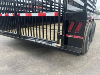 New ST1410B TEXAS TRAILERS 14' BUMPER PULL STOCK TRAILER