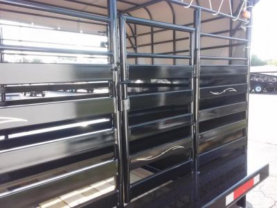 New ST1410B TEXAS TRAILERS 14' BUMPER PULL STOCK TRAILER