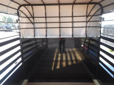 New ST1410B TEXAS TRAILERS 14' BUMPER PULL STOCK TRAILER