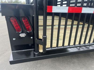 New ST1410B TEXAS TRAILERS 14' BUMPER PULL STOCK TRAILER