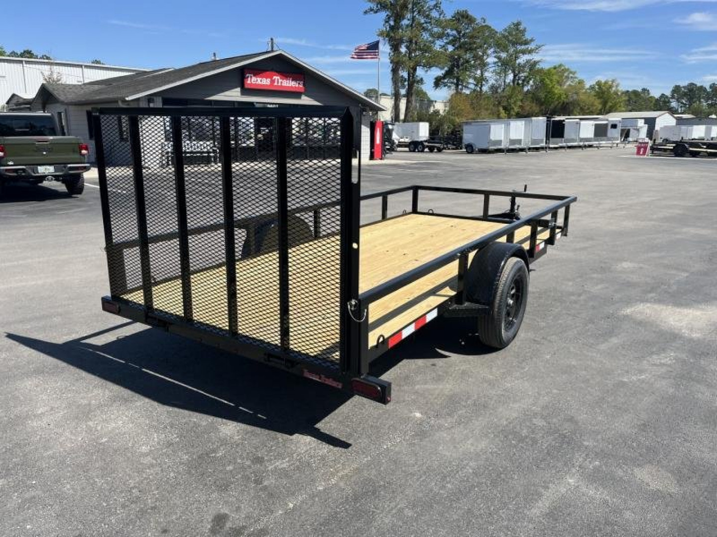 New UT61435 TEXAS TRAILERS 6'4" X 14' UTILITY TRAILER