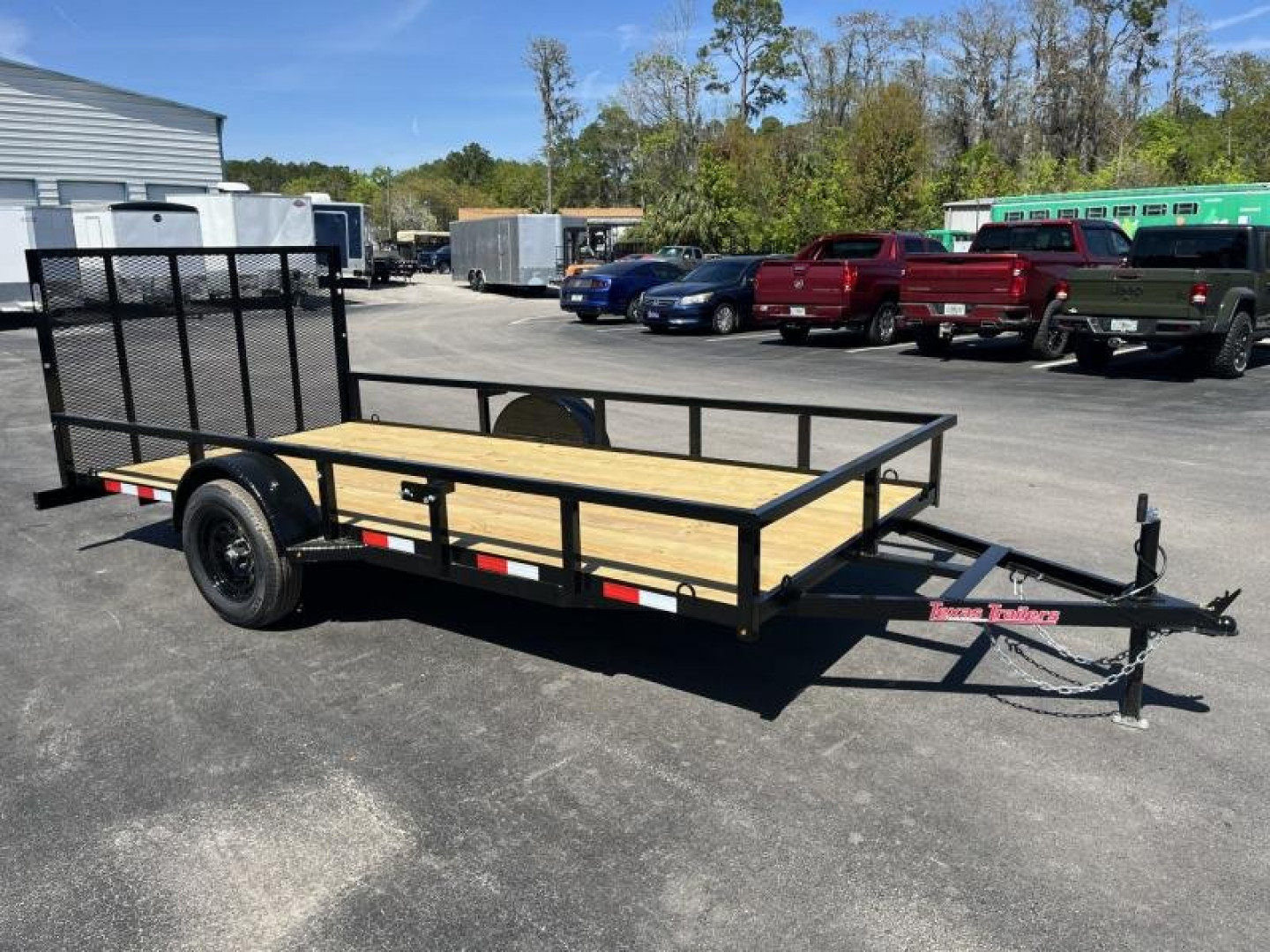 New UT61435 TEXAS TRAILERS 6'4" X 14' UTILITY TRAILER