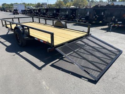 New UT61435 TEXAS TRAILERS 6'4" X 14' UTILITY TRAILER