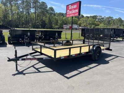 New UT61435 TEXAS TRAILERS 6'4" X 14' UTILITY TRAILER