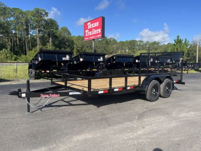 New UT61670 TEXAS TRAILERS 6'10  X 16' Utility Trailer