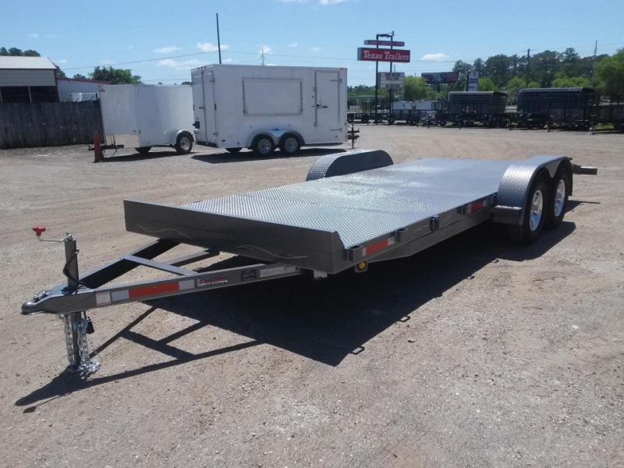 New CH2010 TEXAS TRAILERS 6'10" X 20' CAR HAULER W/ CUSTOM OPTIONS