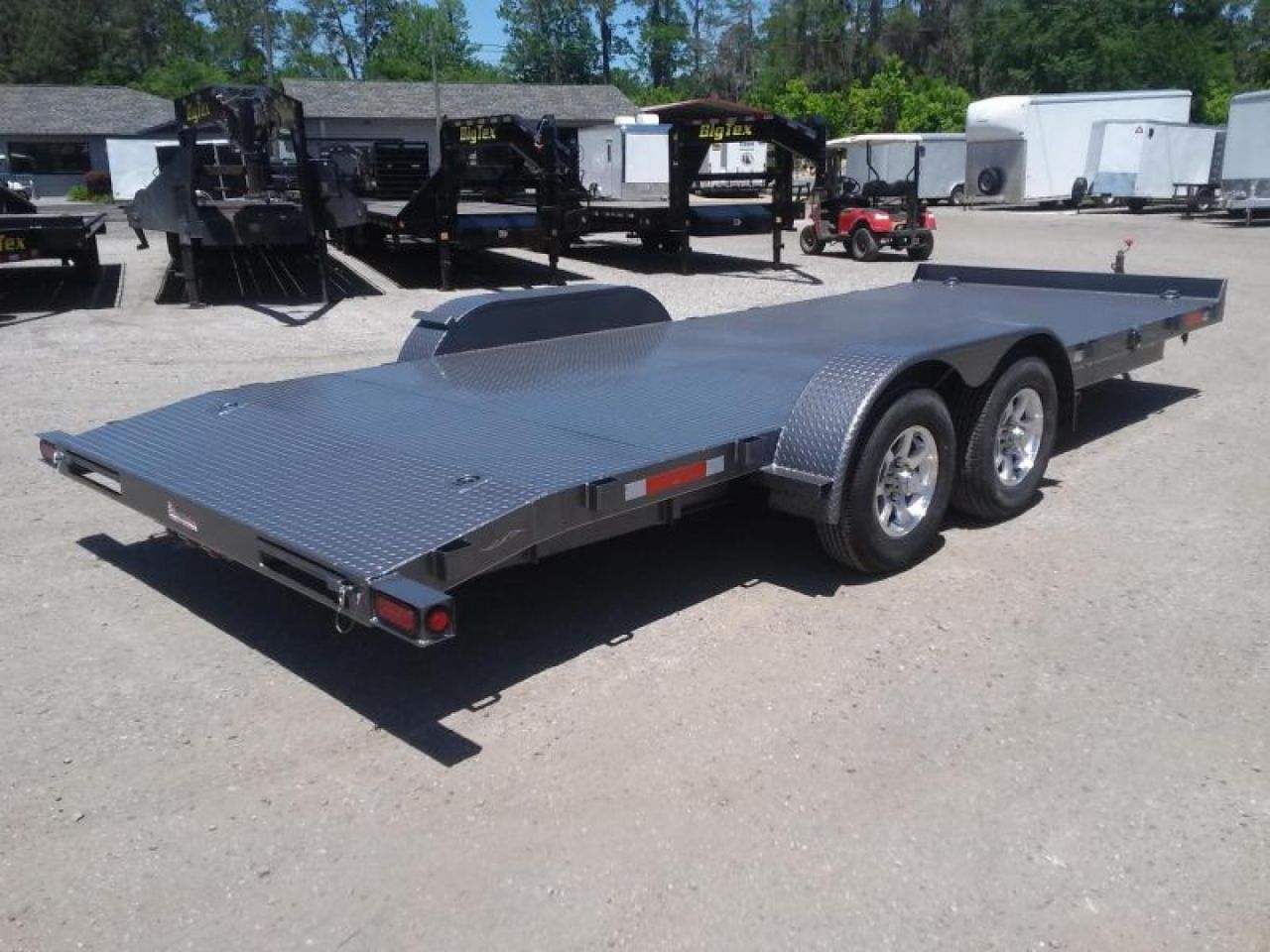 New CH2010 TEXAS TRAILERS 6'10" X 20' CAR HAULER W/ CUSTOM OPTIONS