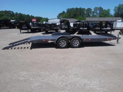 New CH2010 TEXAS TRAILERS 6'10" X 20' CAR HAULER W/ CUSTOM OPTIONS