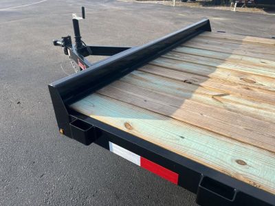 New CH1870 TEXAS TRAILERS 6'10" X 18' CAR HAULER W/ SLIDE OUT RAMPS