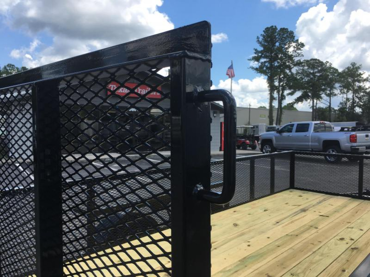 New LM61870 TEXAS TRAILERS 6'10" X 18' LAWN MAINTENANCE TRAILER