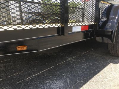 New LM61870 TEXAS TRAILERS 6'10" X 18' LAWN MAINTENANCE TRAILER