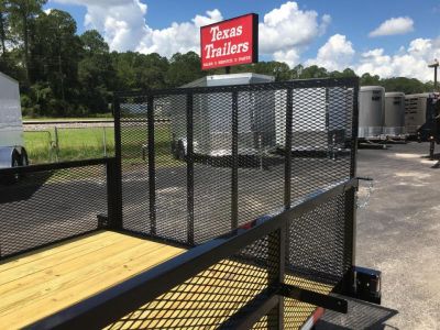 New LM61870 TEXAS TRAILERS 6'10" X 18' LAWN MAINTENANCE TRAILER