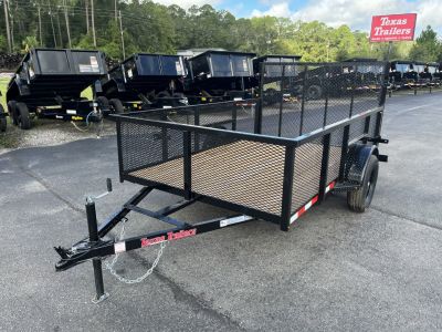New LM61035 TEXAS TRAILERS 6'4  X 10' LAWN MAINTENANCE TRAILER