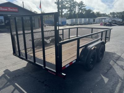 New LM61470 TEXAS TRAILERS 6'10" X 14' LAWN MAINTENANCE TRAILER