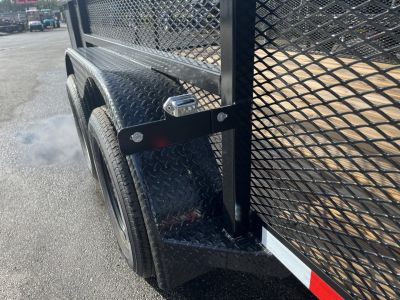 New LM61470 TEXAS TRAILERS 6'10" X 14' LAWN MAINTENANCE TRAILER