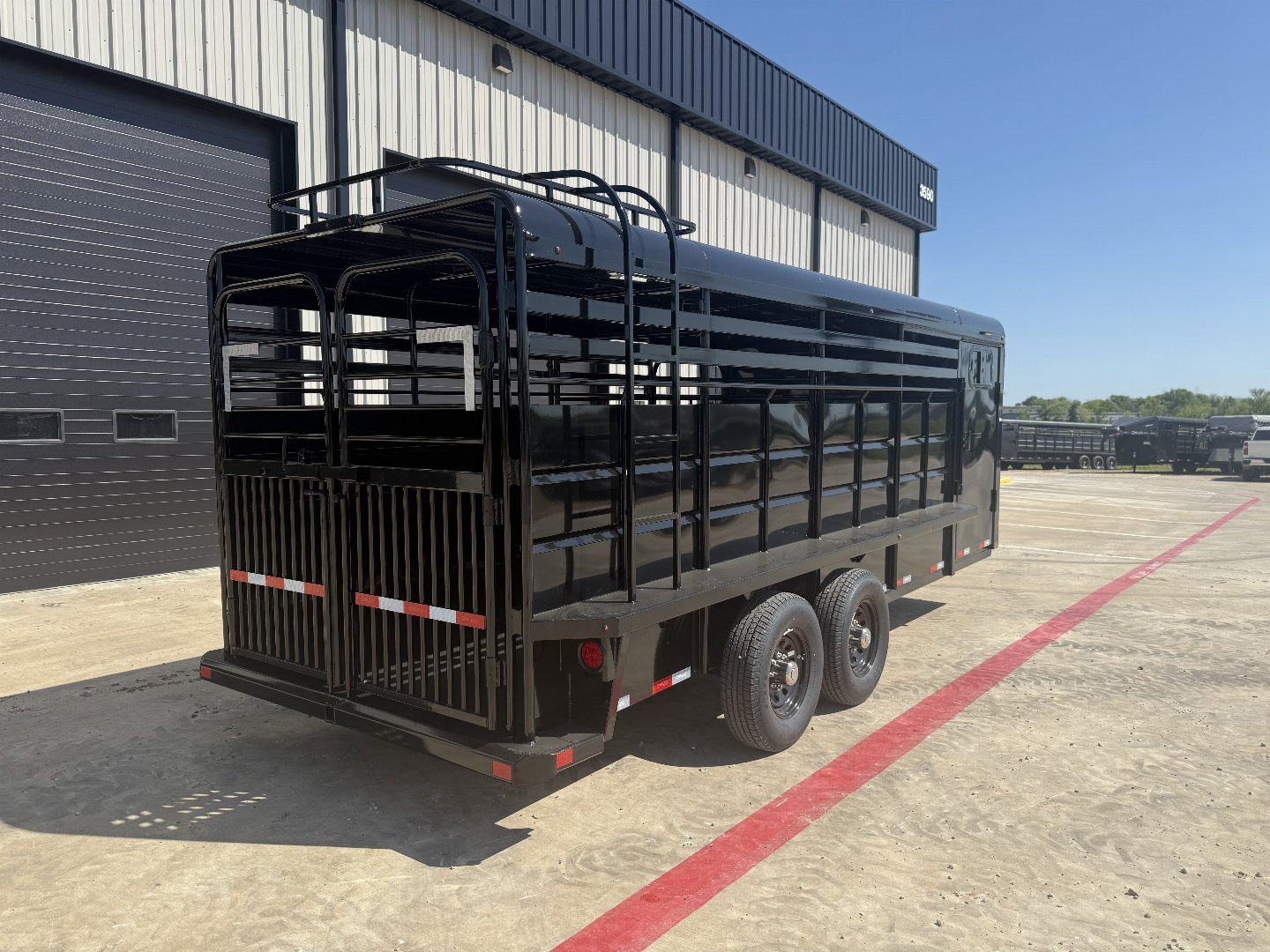 New 2025 Delco Trailers MC20 Stock / Stock Combo Trailer 39603