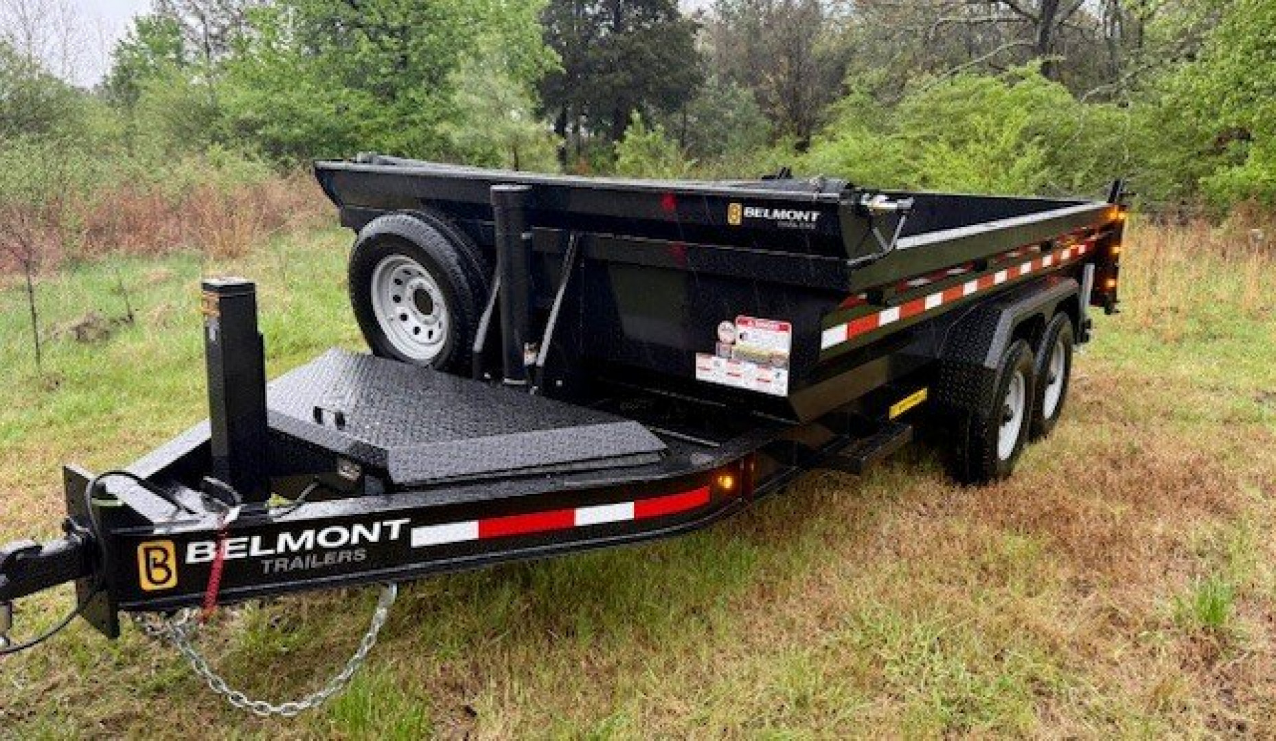 New 2025 Belmont DLX 82x16 14K Dump Trailer
