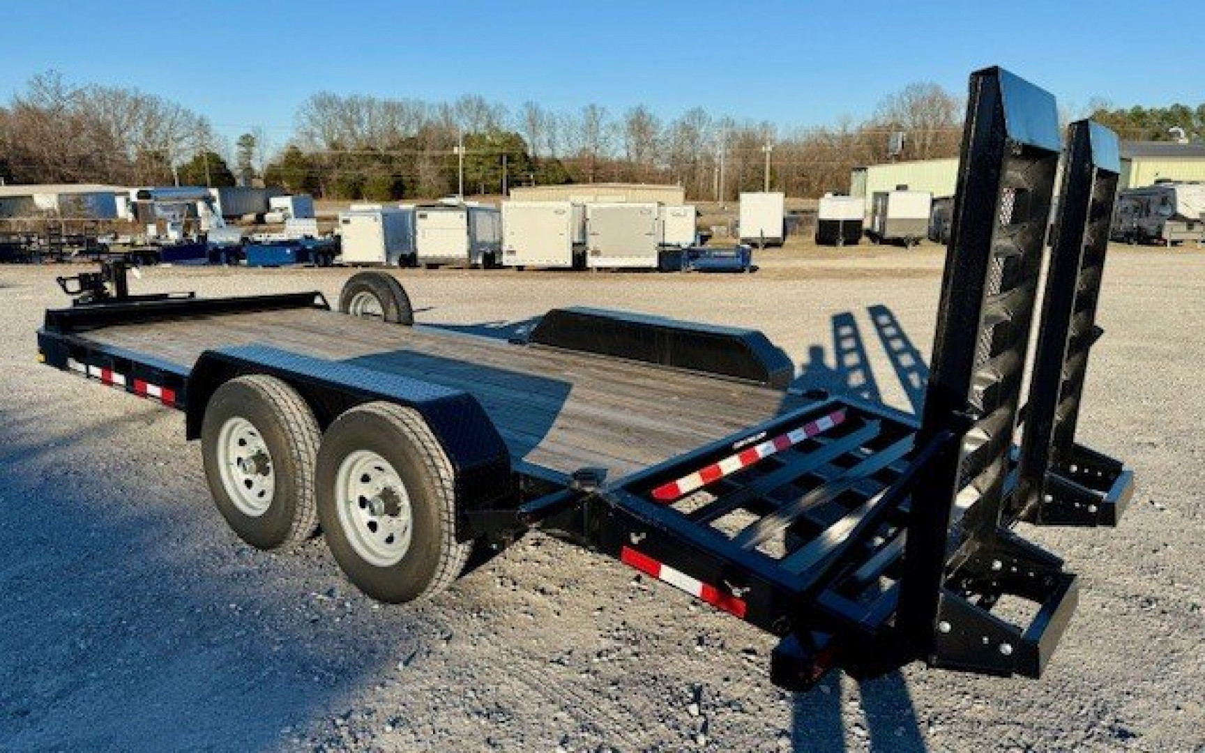 New 2025 Sure-Trac 7x18 (15+3) 15.4K Equipment Trailer