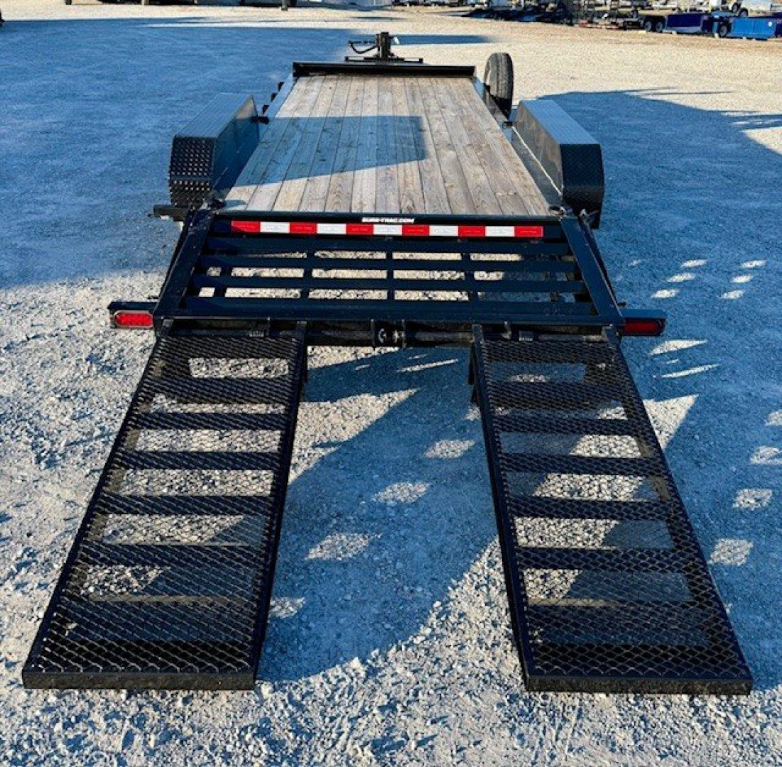 New 2025 Sure-Trac 7x18 (15+3) 15.4K Equipment Trailer