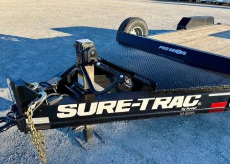 New 2025 Sure-Trac 7x18 (15+3) 15.4K Equipment Trailer