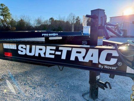 New 2025 Sure-Trac 7x18 (15+3) 15.4K Equipment Trailer