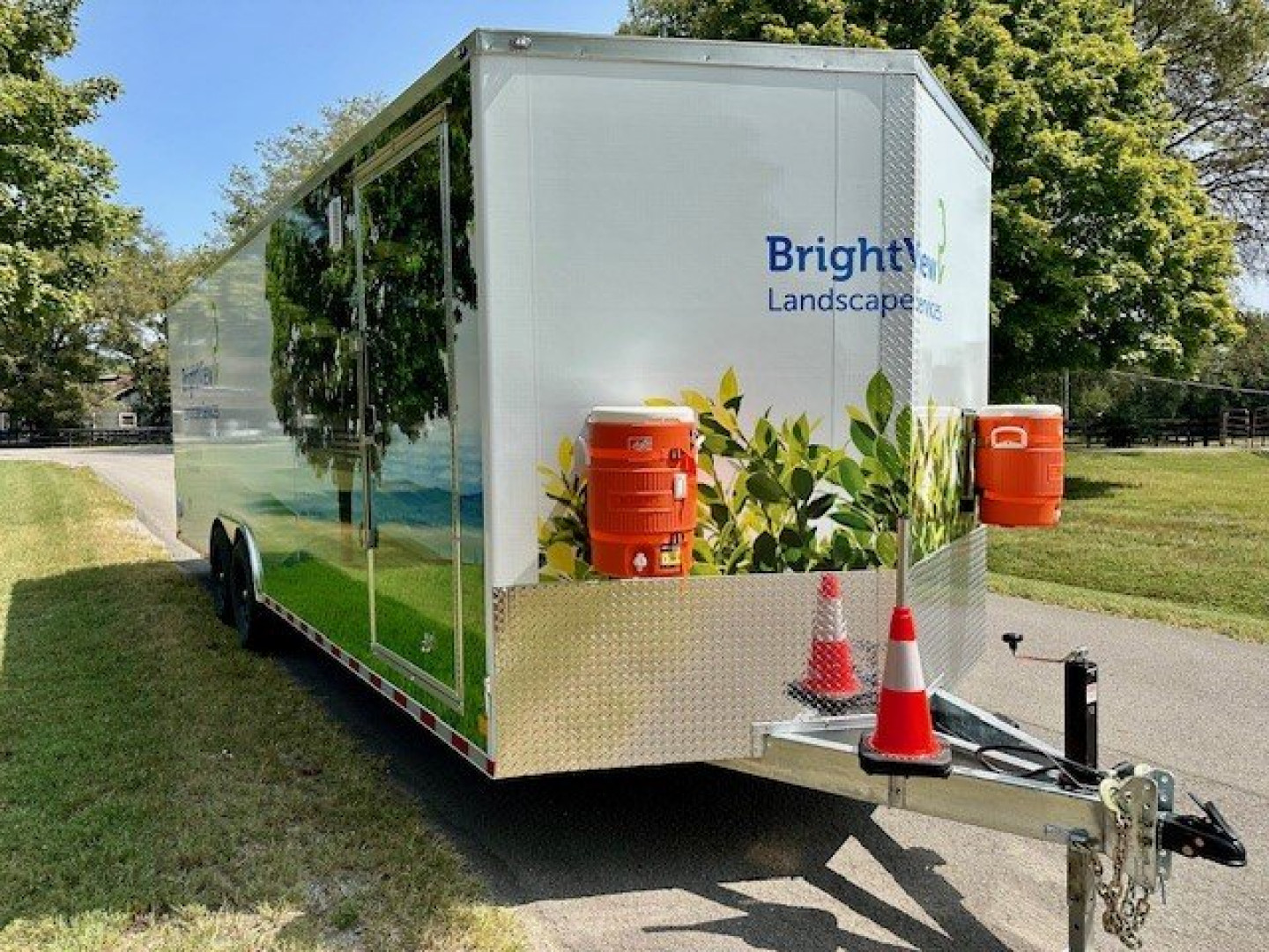 New 2025 Cell-Tech Landscape Trailer