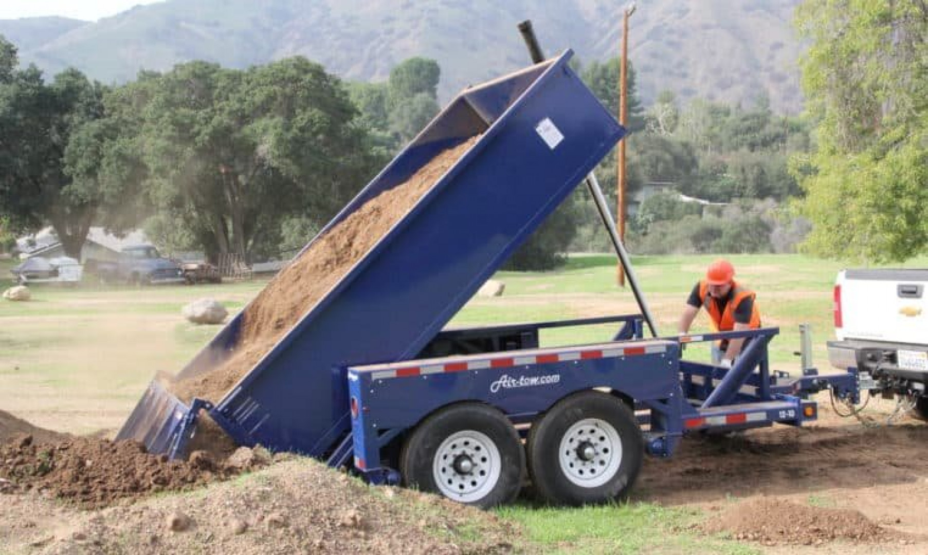 New Air-Tow 3D-12 Drop-Deck Dump Trailer