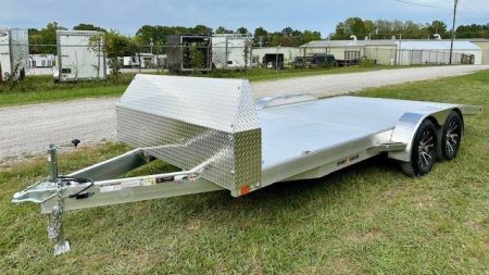 New Sport Haven 7x18 Aluminum Deluxe Car Trailer