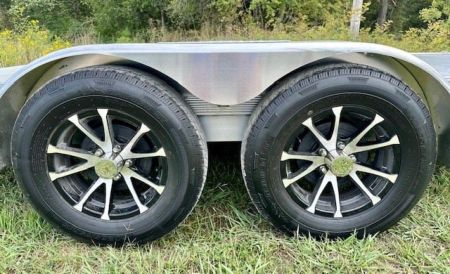 New Sport Haven 7x18 Aluminum Deluxe Car Trailer