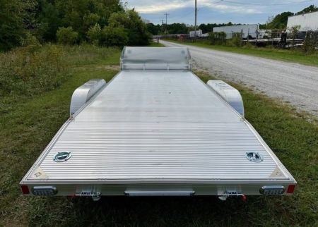 New Sport Haven 7x18 Aluminum Deluxe Car Trailer