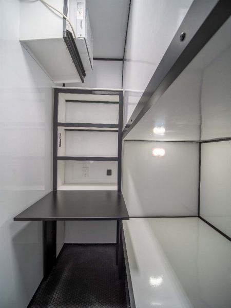 New 2024 ETC 8 Private Rooms with Full Bathroom Bunkhouse Sleeper Trailer