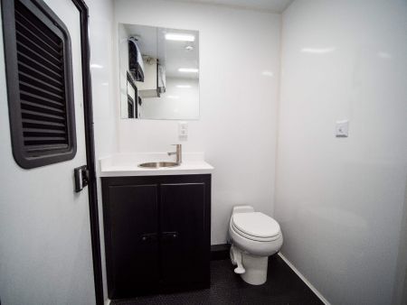 New 2024 ETC 8 Private Rooms with Full Bathroom Bunkhouse Sleeper Trailer