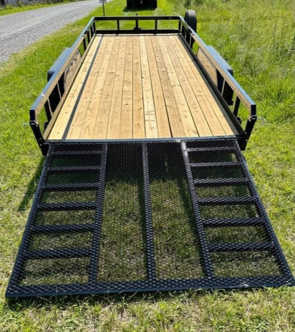 New 2024 Sure-Trac 7x18 Tube Top Utility Trailer 10K