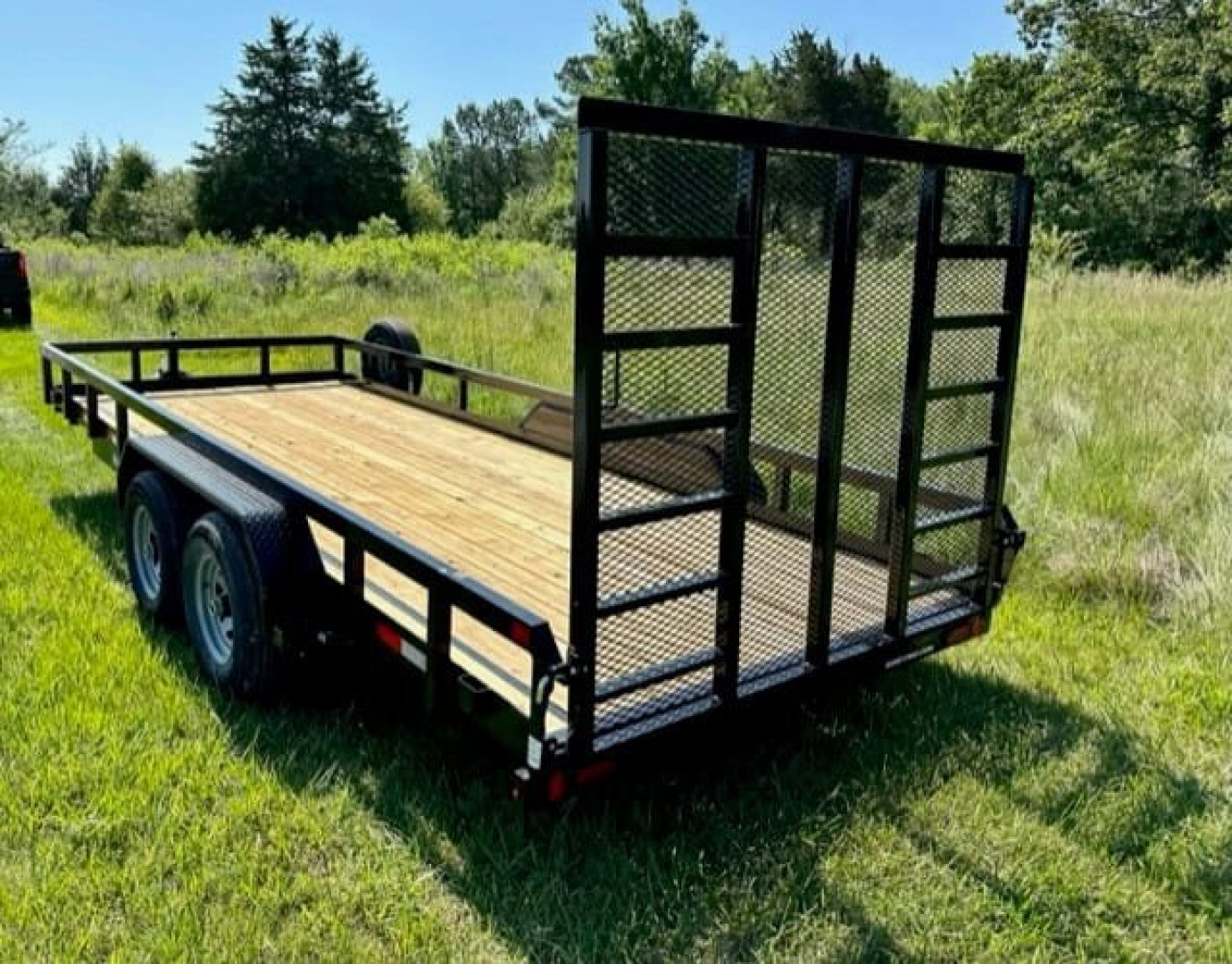 New 2024 Sure-Trac 7x18 Tube Top Utility Trailer 10K